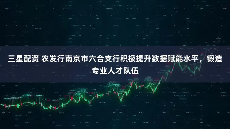 三星配资 农发行南京市六合支行积极提升数据赋能水平，锻造专业人才队伍